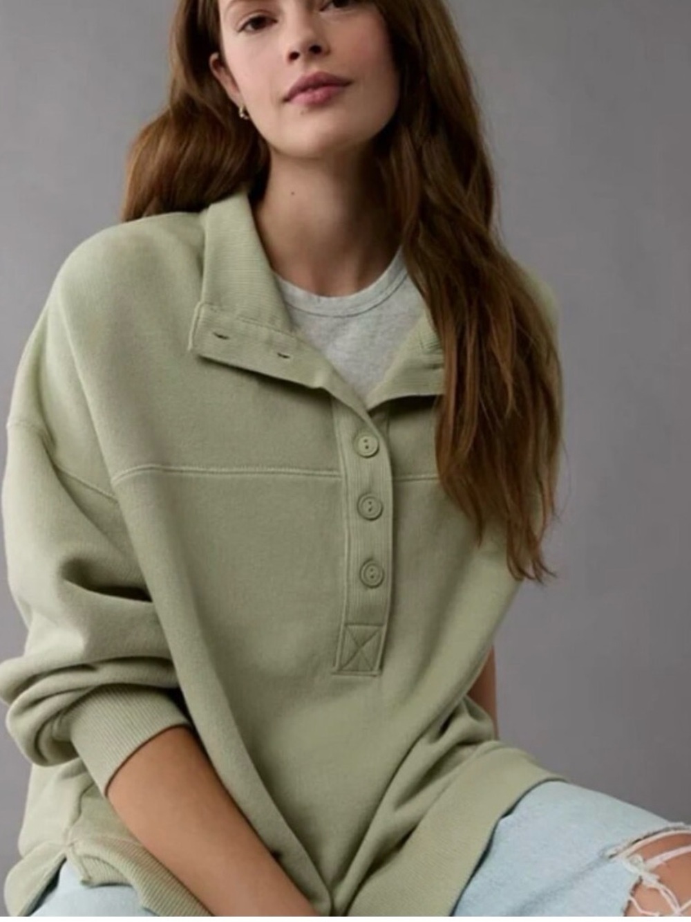 American Eagle | Big Hug Oversized Henley